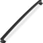 10 Manijas Gabinete Cocina Negro Mate 12.6pulg