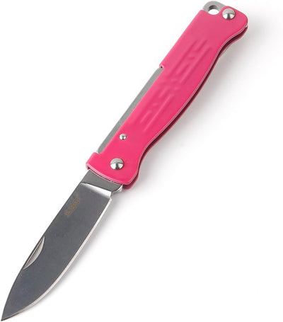 Cuchillo bolsillo plegable 1.93pulg clip ultraligero PT611 rosa