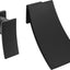 Grifo bañera negro pared llenador izquierdo manija