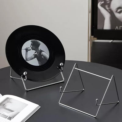 Soporte reloj pared metal multifuncional para libros y revistas