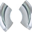 2 Codos Escape Acero 1-1/4pulg Codo Mandril Acero Inox 304 90grados
