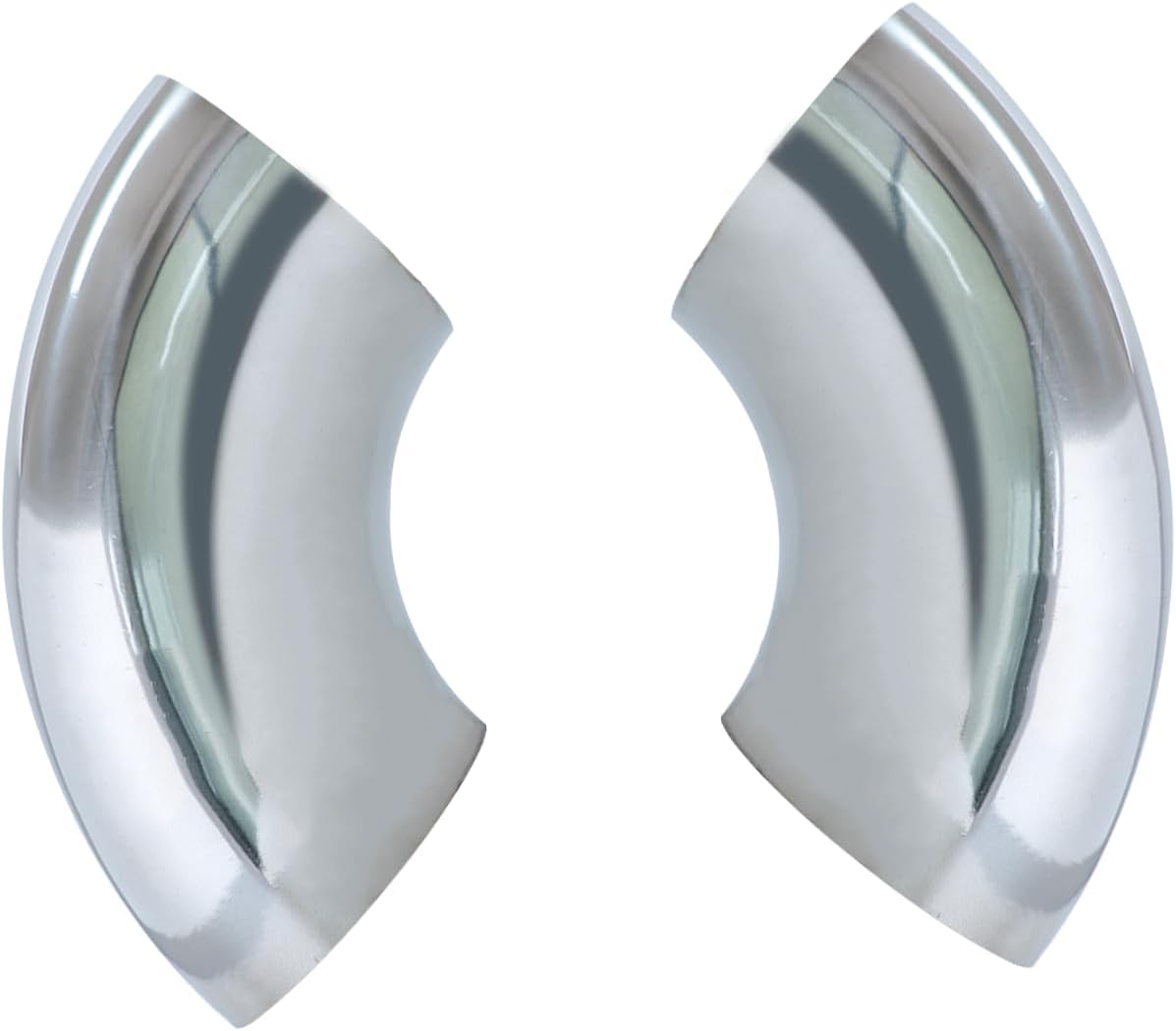 2 Codos Escape Acero 1-1/4pulg Codo Mandril Acero Inox 304 90grados