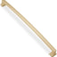 6 Tiradores Gabinete 12-5/8" Latón Cepillado Sólido