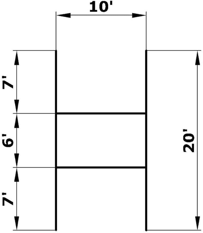 100 Estacas Metal Marco H 20x10" Galvanizado Letreros