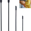 Set 4 Espátulas Silicona para Maquillaje y Cocina Negro