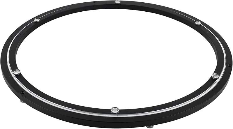 Base rodamiento Lazy Susan 20pulg carga 450lb negro