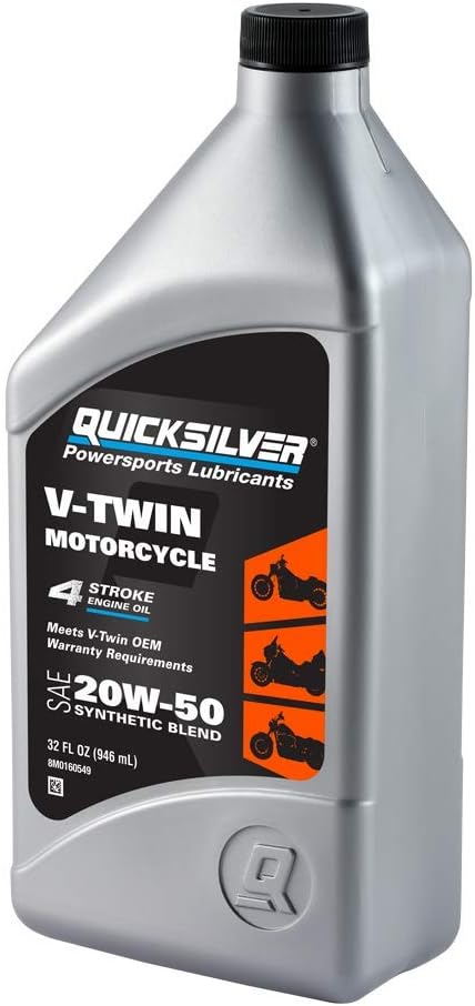 Aceite sintético motocicleta 20w-50 1qt