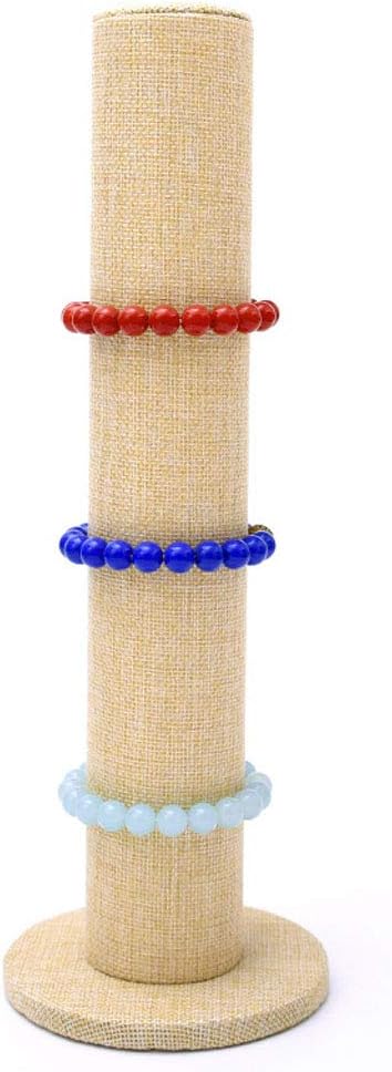 Soporte vertical para coletero en T organiz. joyería lino