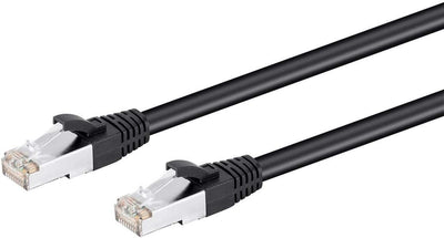 Cable Poe Cat6 Negro 100pies 30W Blindado 24AWG 500MHz