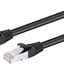 Cable Poe Cat6 Negro 50pies 30W Blindado 24AWG 500MHz