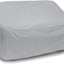 Funda mimbre resistente sofá 3 asientos gris grande