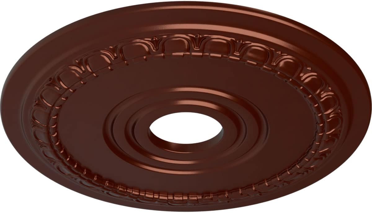 Medallón techo Múnich 17.5x3.625x1 cobre antiguo
