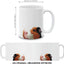 Taza café y té cerámica diseño conejillo 11oz