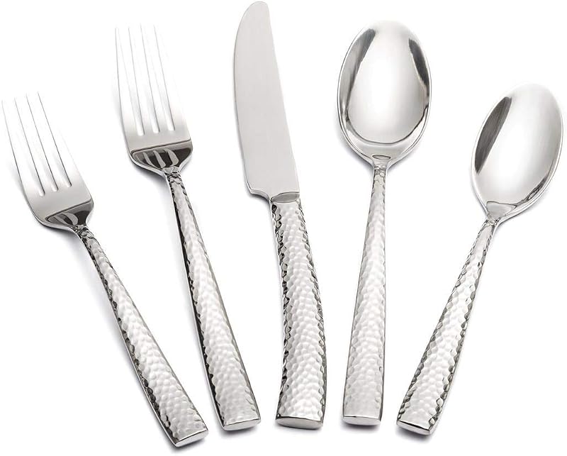 Set 10 Pzas Cubiertos Acero Inox Forjado Servicio 2