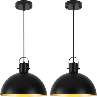 2 Luces Colgantes Estilo Rústico 11.8pulg Isla Cocina