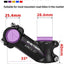 Vástago manillar bicicleta 31.8mm 70-110mm MTB carretera