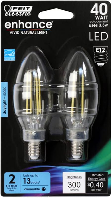 Candelabro LED 40W 2 Bombillas