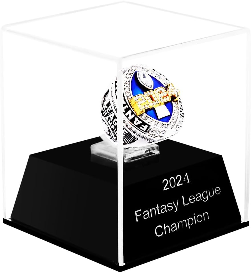 Anillo Fútbol Fantasy 2024 con Baño Oro Plata