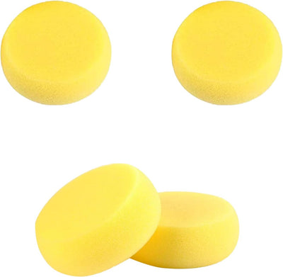 Esponjas pintura redondas 2.96pulg color amarillo