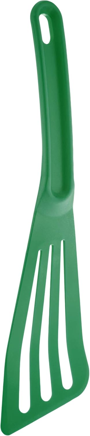 Espátula ranurada 12x3.5pulg color verde