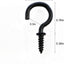 125 Ganchos Techo Rosca Negros 3/4"