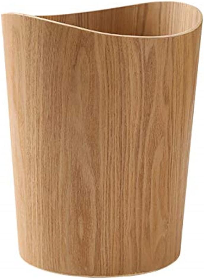 Basurero madera 2.3gal estilo japonés para hogar oficina