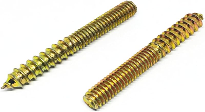 Perno diente doble punta 1/4x2pulg para colgar muebles
