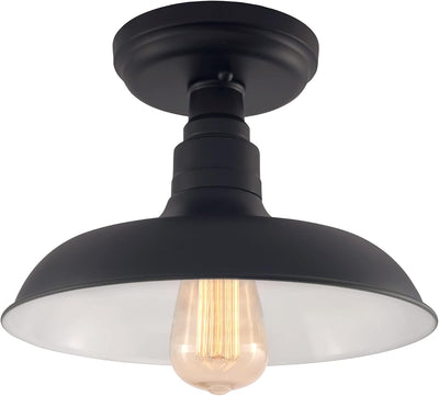 Lámpara techo cocina pasillo comedor regulable 1 luz negro