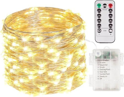 Guirnalda LED 50 Luces 16pulg Control Remoto