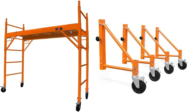 Pack andamios acero 1000lb con estabilizadores