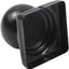 4 Tapas Negras Poste Bola para Postes Metal 1.97x1.97pulg