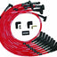 Cables bujía ultra series big block chevy manga roja