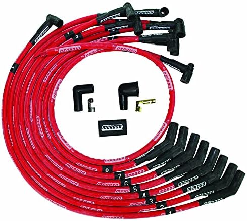 Cables bujía ultra series big block chevy manga roja