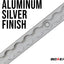 Sistema amarre riel L aluminio 4ft 2 Pzas