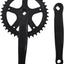 Set bielas 6.693" bicicleta fija negro 40T