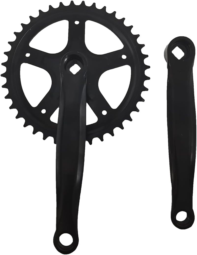 Set bielas 6.693" bicicleta fija negro 40T