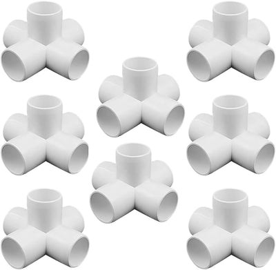 Conector T PVC 3/4" salida lateral 90grados