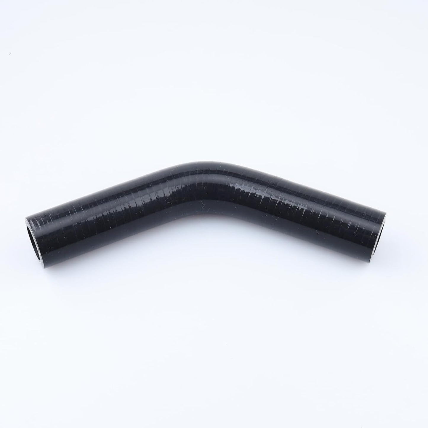 Acoplador codo 45 grados manguera silicona 3.5"