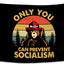 Bandera Trump antisocialismo 3x5pies decoración jardín