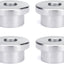 Bujes elevadores manillar Harley Softail Dyna 84-16 Plata