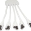 Cable divisor LED T5 T8 5 vías conector 3 pines para techo