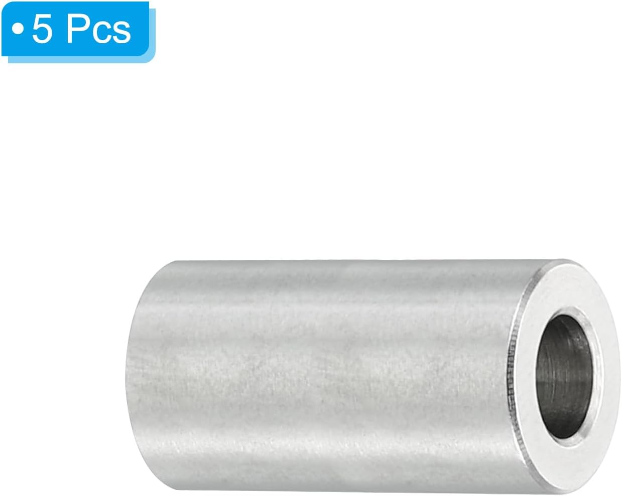Espaciadores acero inox M5 5 Pzas