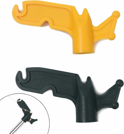 2 Ganchos Plástico Multiusos para Postes Roscados 3/4"