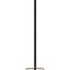 Lámpara colgante ajustable 12" estilo granja negra mate