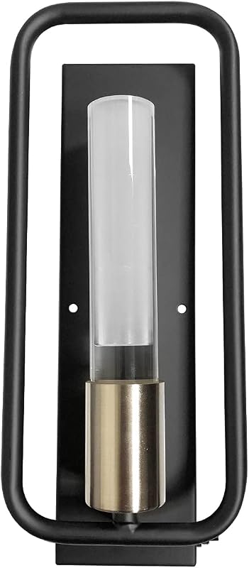 Aplique LED pared comedor casa rodante 12V 3500K negro mate
