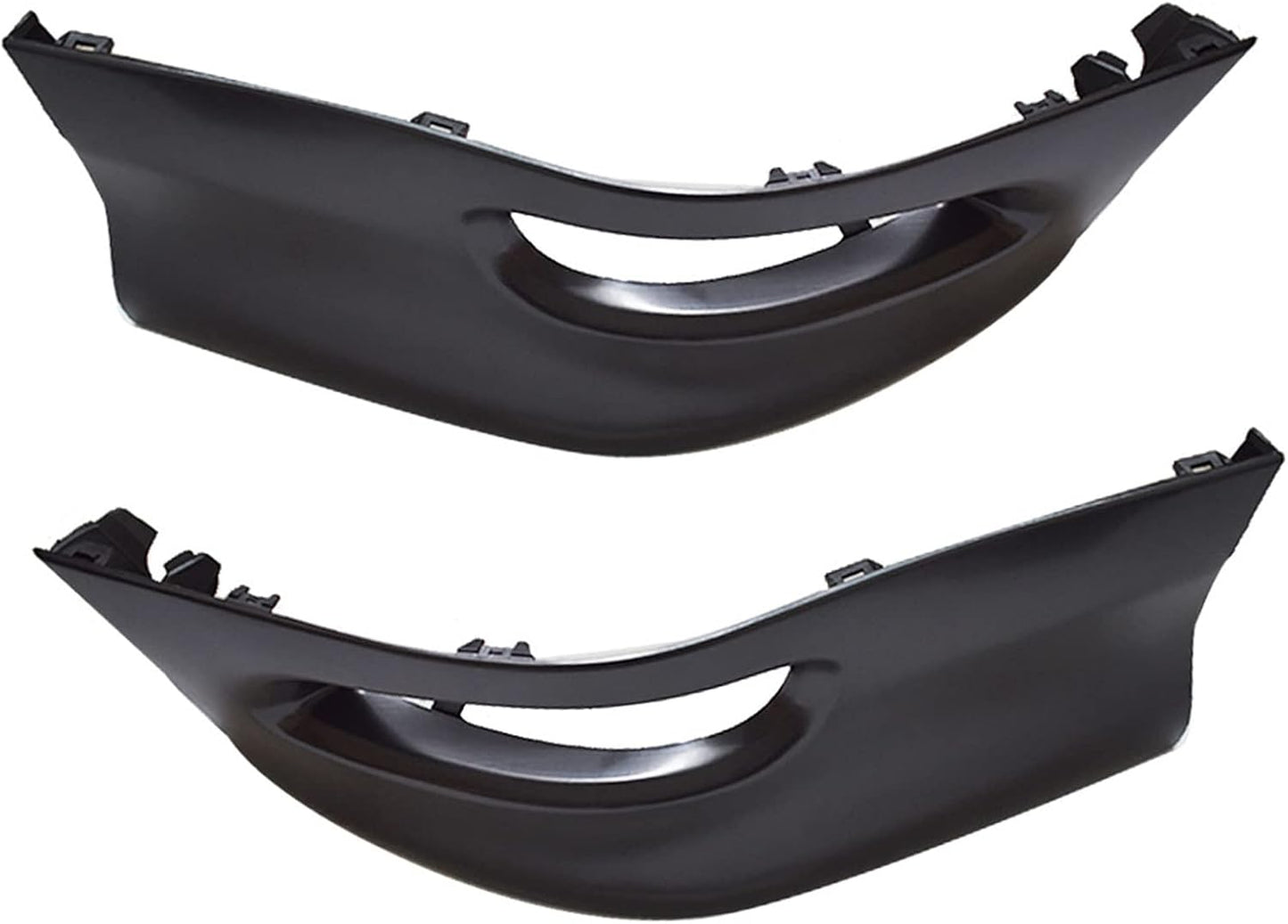 Set labios parachoques delantero negro mate Corolla