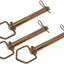 3 Pasadores Enganche Giratorios 7/8x6-1/4 Acero Alto Carbono
