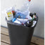Papelera plástico escritorio 7gal color negro