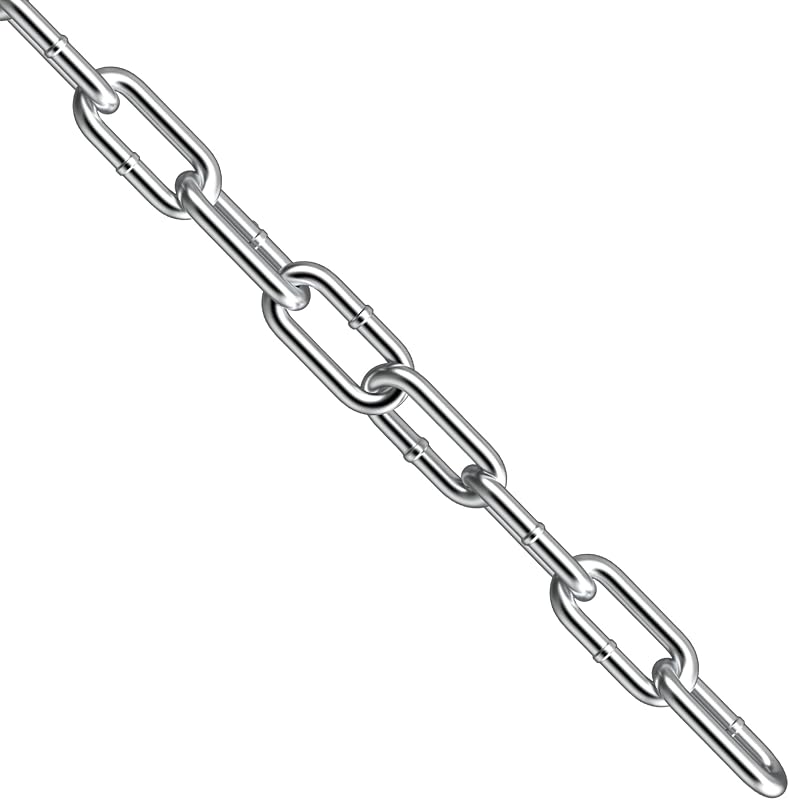 Cadena acero inox 1/4pulg x6.6ft resistente para barco ancla