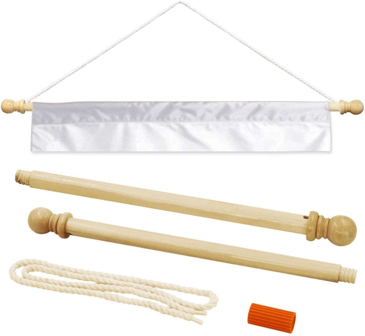 Poste bandera madera para pancartas House Dynasty